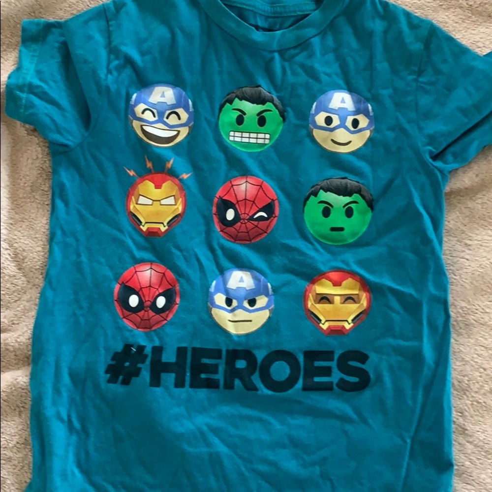 Boys super hero shirt